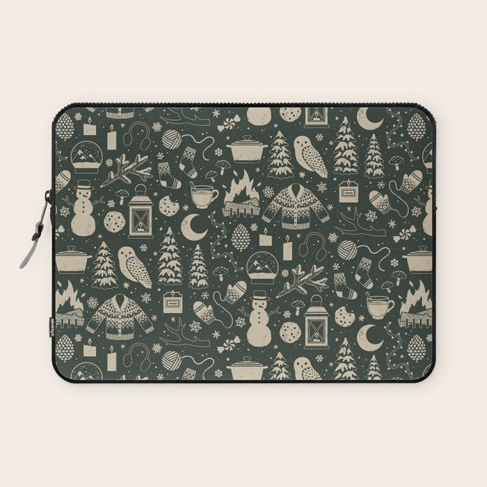 Winter Nights: Forest Laptop Sleeve Gallery Image 1