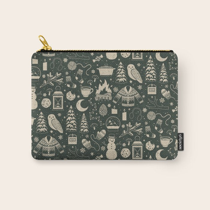 Winter Nights: Forest Carry All Pouch Gallery Image 1
