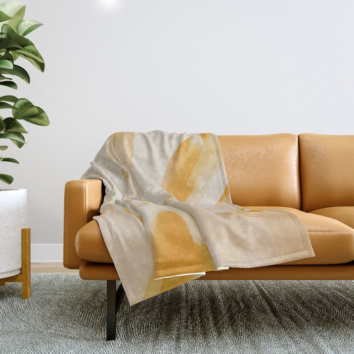 Sun Blooming Flower Throw Blanket Gallery Image 1