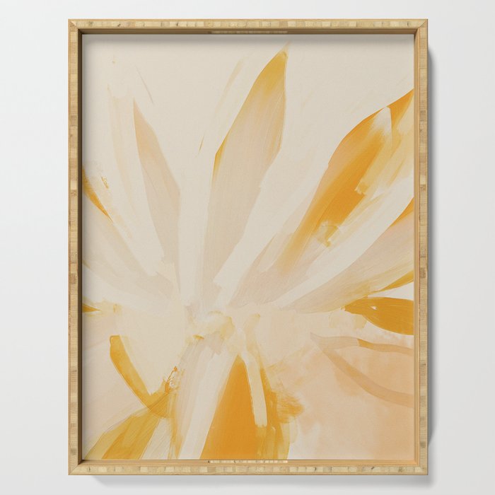 Sun Blooming Flower Serving Tray Gallery Image 1