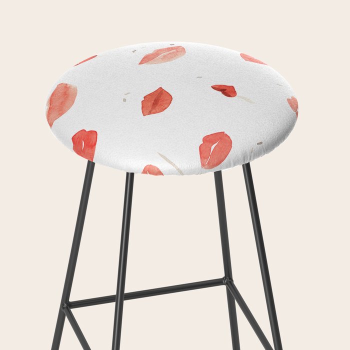 Watercolor Lips Stool Gallery Image 2