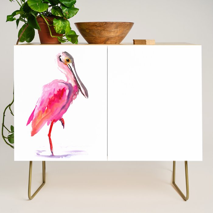 Roseate spoonbill Credenza Gallery Image 1