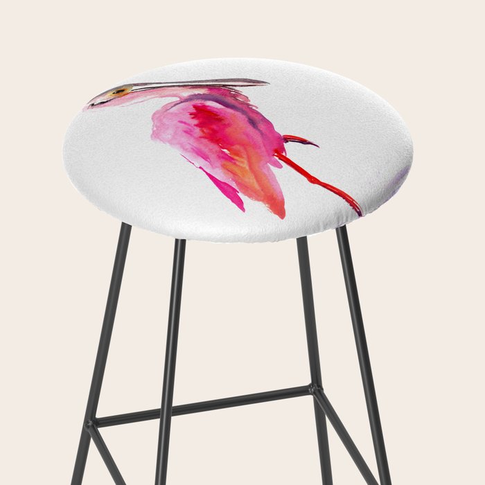 Roseate spoonbill Stool Gallery Image 2