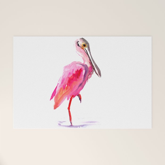 Roseate spoonbill Welcome Mat