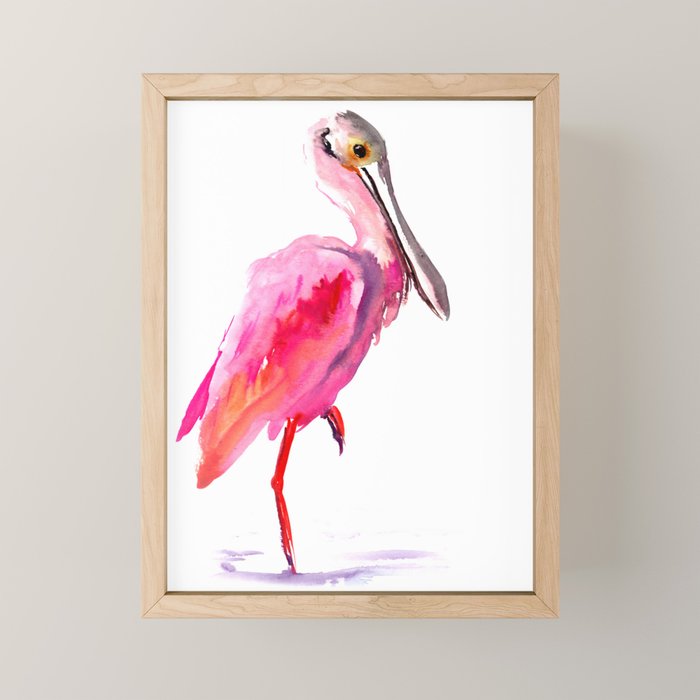 Roseate spoonbill Mini Art Print Gallery Image 1