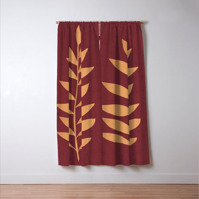 minimal plant 80 Window Curtain Gallery Image 3