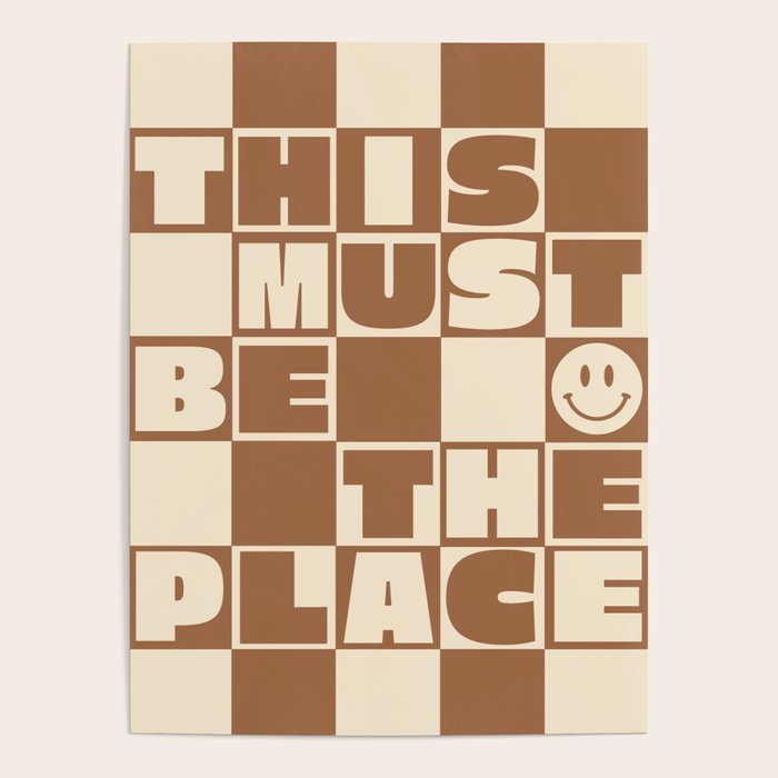 This Must Be The Place (Brown) Poster Gallery Image 4