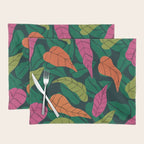 Tropical Leaf Pattern  Placemat Gallery Image 1