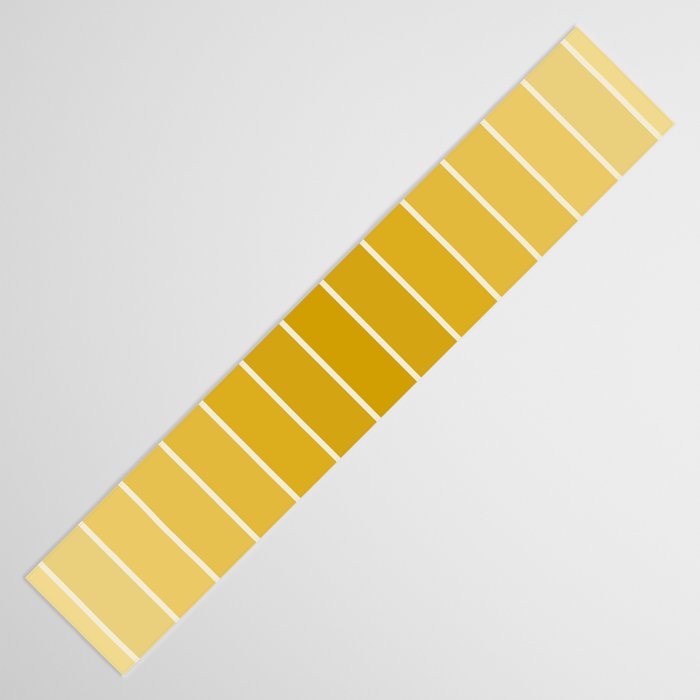 Gradient Arch XXV Gold Sunshine Mid Century Modern Rainbow Table Runner Gallery Image 3