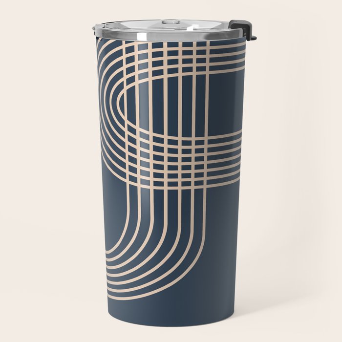 Lines in Midnight Travel Mug Gallery Image 2