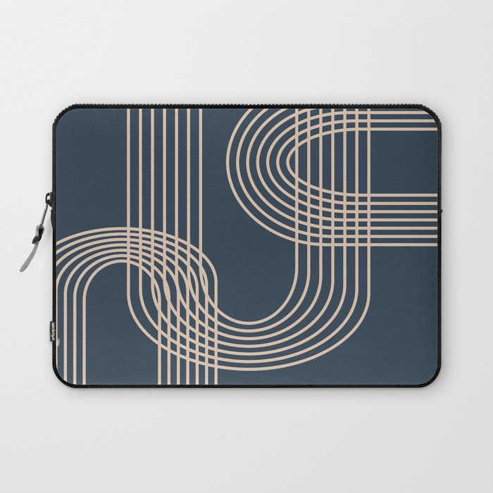 Lines in Midnight Laptop Sleeve Gallery Image 1