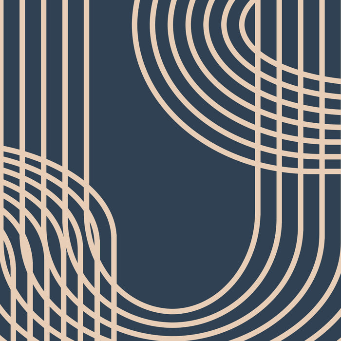 Lines in Midnight Coffee Mug Gallery Image 2