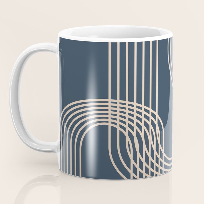 Lines in Midnight Coffee Mug Gallery Image 3