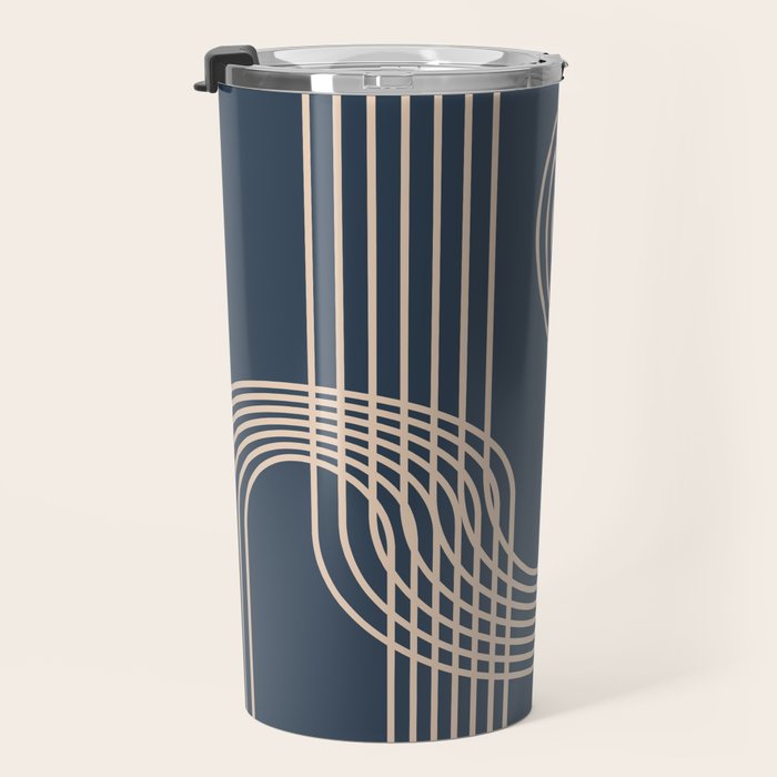 Lines in Midnight Travel Mug Gallery Image 3