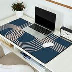 Lines in Midnight Desk Mat Gallery Image 2