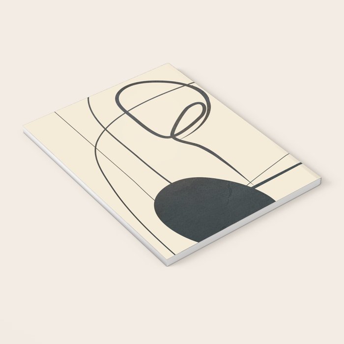 Abstract Line Art VIII Notebook Gallery Image 3