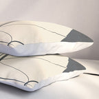 Abstract Line Art VIII Pillow Sham Gallery Image 3
