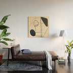 Abstract Line Art VIII Wood Wall Art Gallery Image 2