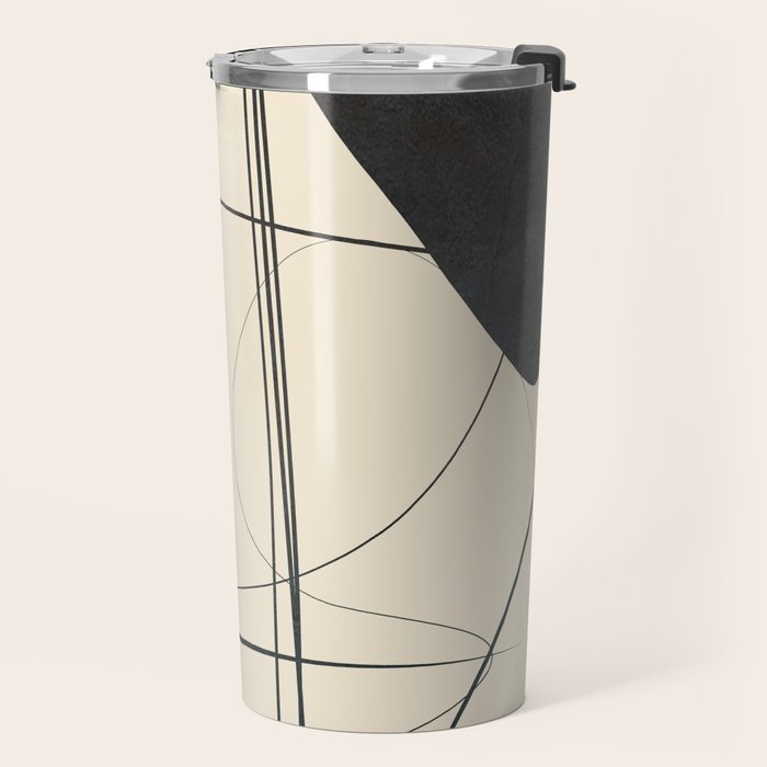 Abstract Line Art VIII Travel Mug Gallery Image 2
