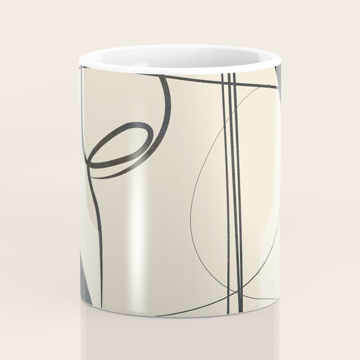 Abstract Line Art VIII Coffee Mug Gallery Image 4