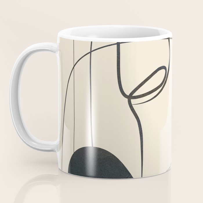 Abstract Line Art VIII Coffee Mug Gallery Image 3