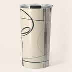 Abstract Line Art VIII Travel Mug Gallery Image 1