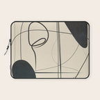 Abstract Line Art VIII Laptop Sleeve Gallery Image 1
