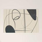 Abstract Line Art VIII Welcome Mat Gallery Image 1