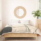 Abstract Line Art VIII Duvet Cover Gallery Image 3