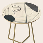 Abstract Line Art VIII Side Table Gallery Image 2