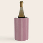 Romantic Botanica Coordinator - Thin Stripes in Rosewood Pink Wine Chiller Gallery Image 1