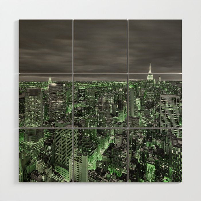 NEW YORK CITY LV Wood Wall Art Gallery Image 1