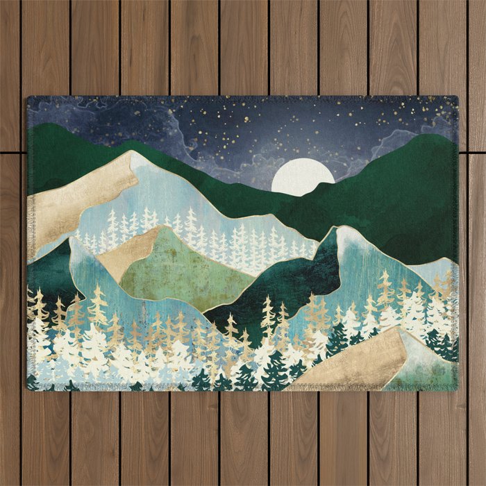 Spring Night Vista Outdoor Rug Gallery Image 1