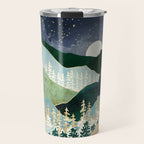 Spring Night Vista Travel Mug Gallery Image 1