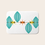 Mid-Century Modern Art 1.5 Bath Mat Gallery Image 1