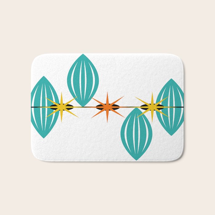 Mid-Century Modern Art 1.5 Bath Mat Gallery Image 1