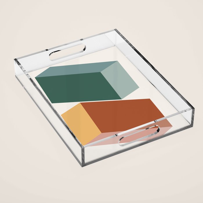 Geometric Abstraction XV Acrylic Tray Gallery Image 1