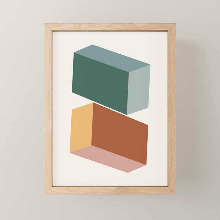 Geometric Abstraction XV Mini Art Print Gallery Image 1