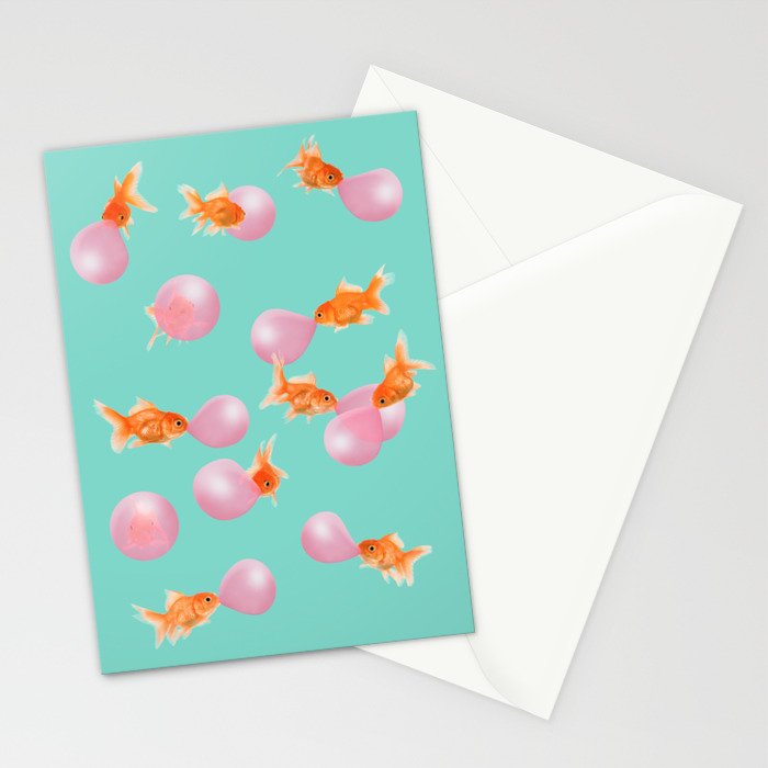 BUBBLEGUM GOLDFISH Stationery Card Gallery Image 2