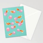 BUBBLEGUM GOLDFISH Stationery Card Gallery Image 2
