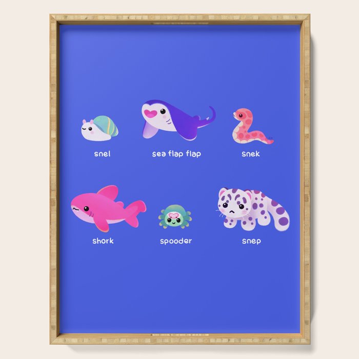 smol frens Serving Tray Gallery Image 1