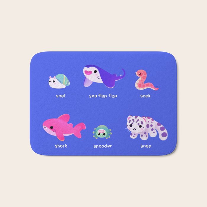 smol frens Bath Mat Gallery Image 1