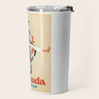 1960 Bermuda Pan American Airlines Travel Poster Travel Mug Gallery Image 2