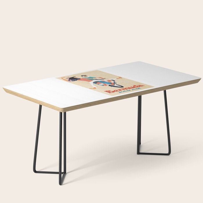 1960 Bermuda Pan American Airlines Travel Poster Coffee Table Gallery Image 1