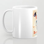 1960 Bermuda Pan American Airlines Travel Poster Coffee Mug Gallery Image 3