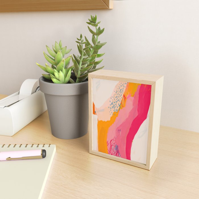 Abstract Line Shades Mini Art Print Gallery Image 2