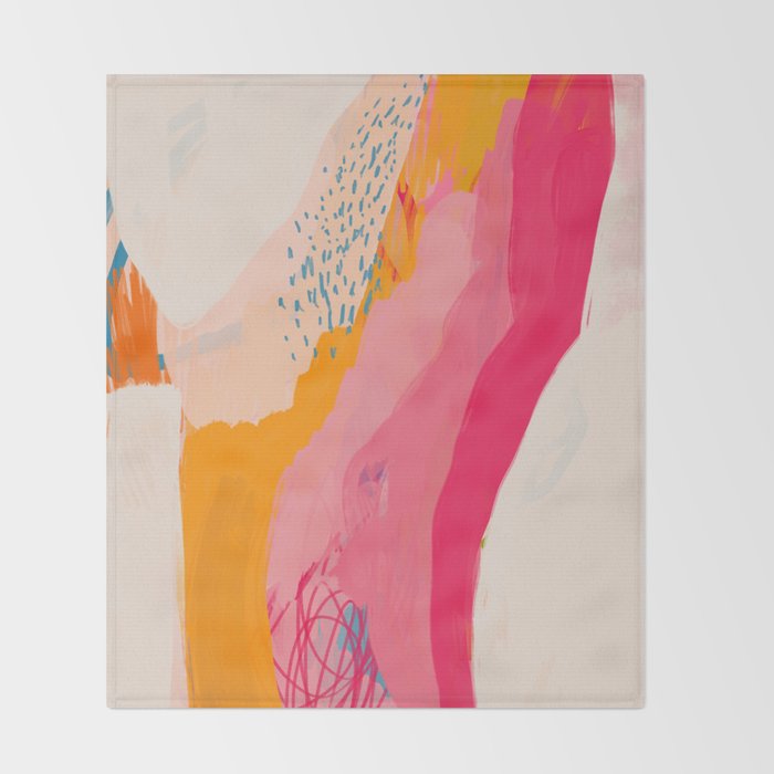 Abstract Line Shades Throw Blanket Gallery Image 2