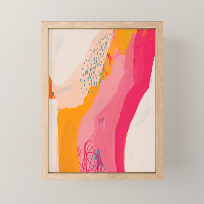 Abstract Line Shades Mini Art Print Gallery Image 1