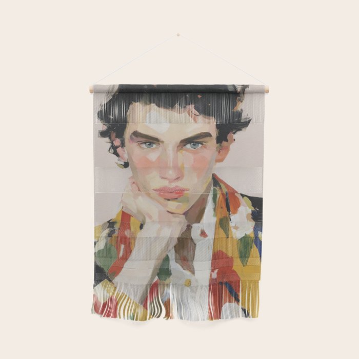 Floral Gaze Portrait Wall Hanging Gallery Image 1