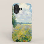 Claude Monet "Poppy Field, Argenteuil" iPhone Case Gallery Image 1